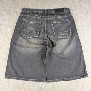 Y2K Royal Blue Mens Baggy Jean Denim Shorts 35 x 14 ACTUAL Skate Grunge Pinkman